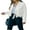 White, variant on Womens Faux Suede Tassel Fringe Jacket Long Sleeve Cropped Moto Biker Coat Slim Fitted Short Motorcycle Outwear