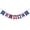 A, variant on American Banner, 4th of July Decorations Double Sided, Patriotic Yard Decor, 3 Pack USA Flag Garland for Independence Day, Memorial Day, Outdoor & Indoor Party Decorations