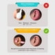 thumbnail image 4 of myFirst Headphones Airwaves - Auriculares inalámbricos Bluetooth de conducción de aire con micrófono para niños pequeños y niños, límite seguro de 85 dB, batería de larga duración, duraderos, IPX5 imp, 4 of 5