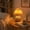 Yellow#3, variant on Rattan Ball Table Lamp - Woven Pleated Umbrella Shaped Bedside Night Light - LED Ambient Lighting for Bedroom Living Room - Cozy Decorative Lamp for Home Decor - Energy Efficient Small Desk Lamp