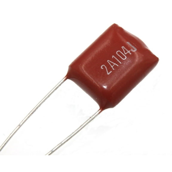0.1uF ±5%, 250VAC Panasonic, Metallized Polyester Film Capacitor