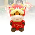 thumbnail image 3 of Poupée en Peluche Cartoon Cow Lion Dance Cadeau Nouvel An Chinois Jouet de Fête à la Maison, 3 of 7