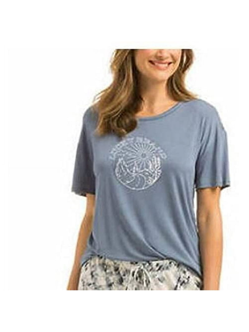 Lucky Brand Women's Pajama Piece Set Sleepwear (X-Large, Blue