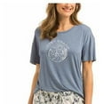 thumbnail image 2 of Lucky Brand Women's Pajama 3 Piece Set Sleepwear (X-Large, Blue Tie Dye), 2 of 3