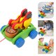 thumbnail image 3 of Carrito de juguete educativo para niños, carrito de pollo encantador, vehículo de remolque, 1 ud., 3 of 7