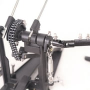 Topcobe Drum Pedal Black Steel Professional Double Bass Dual Foot kick Double Chain Drive Percussion Drum Set