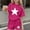 Hot Pink, variant on Amidoa Girls Summer 2 Piece Outfits Floral Cute Short Sleeve and Casual Shorts Kids Beige Size 6