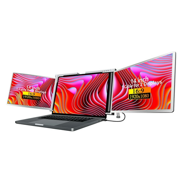 Monitor,Cable 2 Laptop Screen 2 Windows M1/m2 13.3-17.3 Portable Monitor 15-17.3 Inch Windows 15-17.3 Fhd Portable Ips Display Monitor 1 Monitor 15-17.3 Inches Laptop 1 Cable 1 Monitor Laptop Dsfen