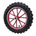 thumbnail image 1 of Neumático De 10 Pulgadas Con Tubo Y Cubo, Neumático De Rueda Delantera De 2.5-10 Para Mini Bicicletas De Tierra De Con 12 Mm De Desgaste De Rodamiento Marco De Metal De Goma, 1 of 7