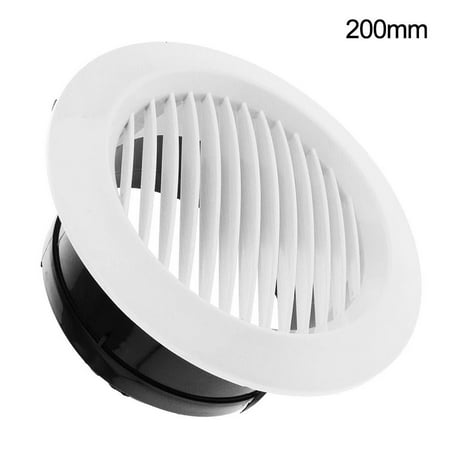 

Girlsshop Air Vent Grille Circular Indoor Ventilation Outlet Duct Pipe Cover Cap Kitchen