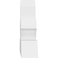 thumbnail image 3 of 48"W x 22"H x 6"D x 6"F, 11/12 Pitch, Richland Architectural Grade PVC Gable Bracket, 3 of 8