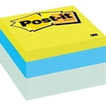 thumbnail image 7 of Post-it Notes Cube, 3 in. x 3 in., Assorted Colors, 400 sheets, 7 of 7