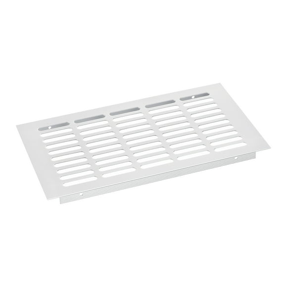 Unique Bargains Air Vents Cover, 1Pcs 300 x 150mm Aluminum Alloy Mesh Air Return Vent Cover, Louvered Ventilation Grille (Silver)