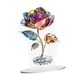 thumbnail image 5 of Decoración de rosa acrílica 2D, con base decorativa, adorno de escritorio para decoración del hogar, patrón de flores para dormitorio, 5 of 9