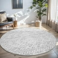thumbnail image 3 of Abstract Area Rug x Modern Rugs for Living Room Neutral Machine Washable Rug Non Slip Carpet for Bedroom Office Living Room Dining Room Nursery Rug Grey &, 3 of 8