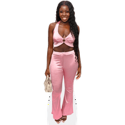 Kaz Kwami (Pink Outfit) Mini Cardboard Cutout Standee