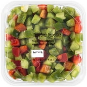 Caito Foods: Fresh Red & Green Pepper Dice, 4 oz