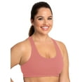 thumbnail image 2 of Fruit of the Loom Women's Tank Style Cotton Sports Bra, 3-Pack, Style- 9012, 2 of 6