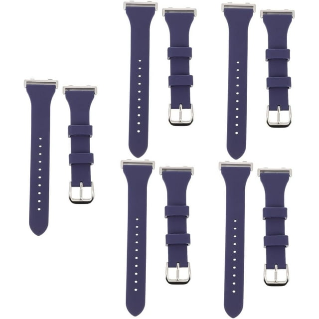 HUGFEGWE 2pcs Silicone Strap Watch Band Anti- Slid Watchband Smooth Watch Strap Watch Replacement Band Silicone CJB91-30278