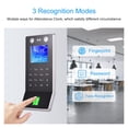 thumbnail image 3 of Time Clock,Attendence Machine,2.4 Inch TFT Color Screen Face Recognition Fingerprint Password Attendance Machine Access Control Time Clock Support ID Card, 3 of 7