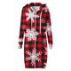 thumbnail image 4 of Puntoco-Chaqueta con capucha para mujer, suéter con capucha de manga holgada con estampado de Feliz Navidad, Chaqueta larga, liquidación de Navidad Puntoco Puntoco-1591, 4 of 6