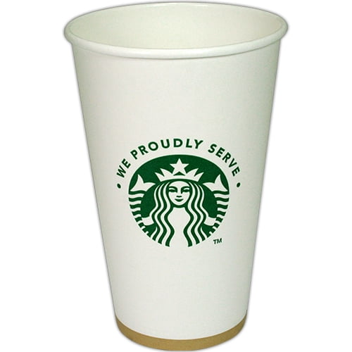 Stikke ud Lamme Manager Starbucks(R) Logo Paper Hot Cups, 16 Ounce Disposable Coffee Cup -  1000/Case - Walmart.com