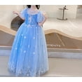thumbnail image 6 of WIBACKER 1-8Y Girls Sequin Princess Dress up Costume Dress with Cape, Birthday Party Fancy Dresses for Halloween Cosplay Christmas, 6 of 14