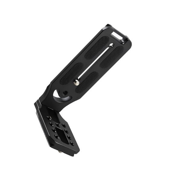 Inteprter Cámara digital en forma de L Placa de liberación rápida Desmontable Universal anodizado Anti-óxido Soporte de montaje de placas de 1/4 Accesorios de cámara y óptica