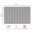 thumbnail image 4 of Modern Diatomite Quick-Dry Stone Medium 24x15"  Bathroom Mat in Natural White, 4 of 5