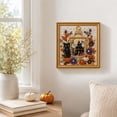 thumbnail image 3 of Halloween Diamond Art, Diy Framed Halloween Cat and Pumpkins Diamond Painting Kit, Halloween Cat Pearl Art Craft Kit for Halloween Wall Decor, Home Display and Halloween Gifts, 3 of 3