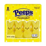Peeps, Yellow Marshmallow Bunnies Easter Candy, 8ct (3.0oz)