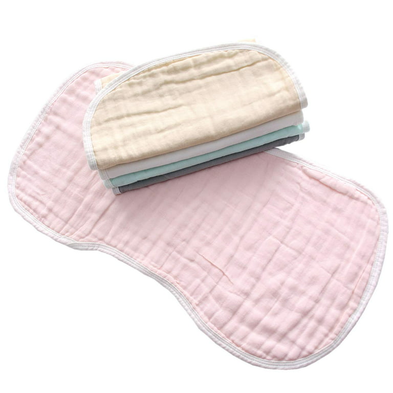 Baby Burp Cloths Muslin Washcloths - Muslin Burp Cloths Hanky Large Extra  Soft Absorbent Baby Burp Rags for Newborn 103%Cotton for Boys Girls Gift