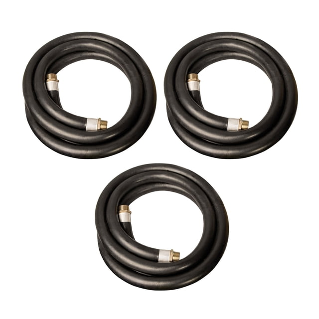 Apache 1" Diameter 14' Length 60 PSI Farm Fuel Transfer Hose (3 Pack)