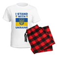 thumbnail image 5 of CafePress - I Stand With Ukraine Women's Light Pajamas - Women's Short Sleeve Print T-Shirt and Pants Light Cotton Pajama Set, 5 of 7