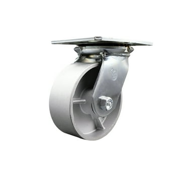 5 Inch Heavy Duty Top Plate Semi Steel Swivel Caster with Ball Bearing SCC