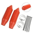 thumbnail image 1 of 2 Set Universal Silicone Rack And Pinion Steering Boot Pinion Boot Gaiter Kit, 1 of 11
