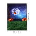 thumbnail image 2 of EeaseCA Halloween Photo Background Pumpkin Moon Halloween Backdrop Studio Props, 2 of 7