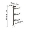 thumbnail image 6 of SSZMDLB under $5 Basketball Storage Rack, Wall Mounted Ball Organizer, Multi-layer Sports Equipment Holder, No Drill Installation Ball Storage Solution, 6 of 9