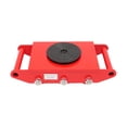 thumbnail image 5 of Heavy Duty Machine Dolly Skate Machinery Roller Mover Cargo Trolley 8 Ton Red, 5 of 7