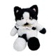 thumbnail image 3 of Linda mochila de peluche de gato Catada de peluche de gato para amantes de las mascotas para niños adolescentes negro, 3 of 8
