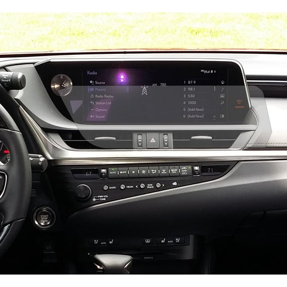 PcProfessional Screen Protector (Set of 2) for 2019 2020 Lexus ES ES300h ES350 12.3 inch Infotainment Touch Screen Display Anti Glare Anti Scratch Filters UV