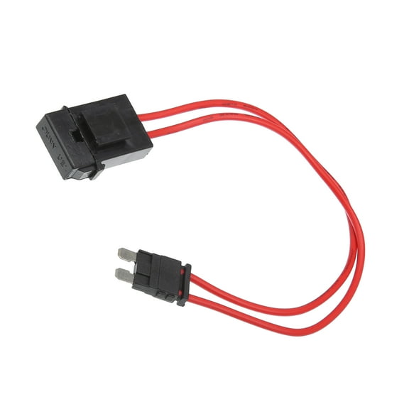 Unique Bargains Automotive Truck SUV Car Standard Fuse Holder Tap Adapter Connector 32V 20A Fuse Tap Adapter 1 Pcs