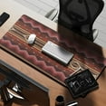 thumbnail image 2 of Long Mouse Pads for Desk,Boho Multicolor Geometric Ethnic Pattern Desk Mats on Top Of Desks, Desk Mouse Pad Extra Large with 3mm Non-Slip Base and Stitched Edge for Gaming,Office,Work,Home 35.4"x15.7", 2 of 6