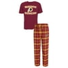 "Washington Redskins NFL ""Game Time"" Mens T-shirt & Flannel Pajama Sleep Set"