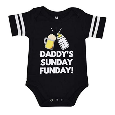 

Unique Baby Unisex Daddys Sunday Funday 1st Fathers Day Romper Outfit (9m)