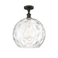 thumbnail image 2 of Innovations Lighting  Athens Water Glass - 1 Light 14" Semi-Flush Mount Clear Water Glass/Oil Rubbed Bronze, 2 of 4