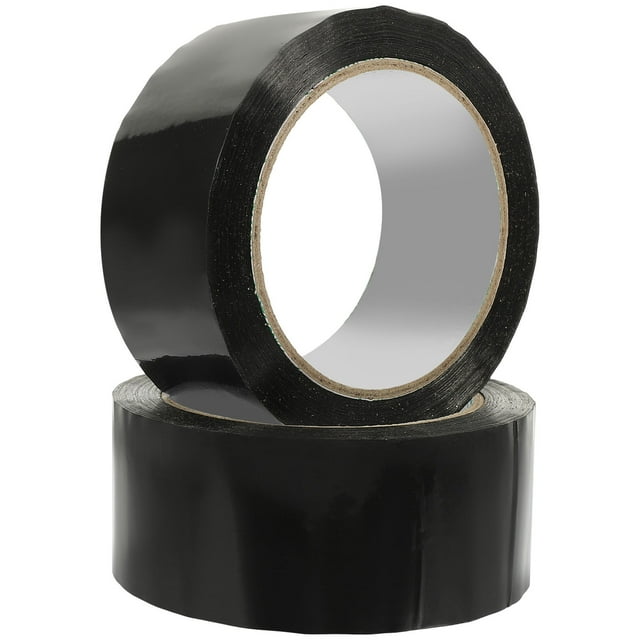 IFANLANDOR Black Packaging Tape for Boxes with High Tack Adhesive and Wide Home Application