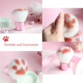 thumbnail image 3 of Cat Paw Foundation Makeup Brush - Professional Cosmetic Brush of Foundation Brushes, Powder Brush Blush Brush, Concealer Brush, Contour Brush, Powder Brush Cosmetic Tool (Pink-short), 3 of 7