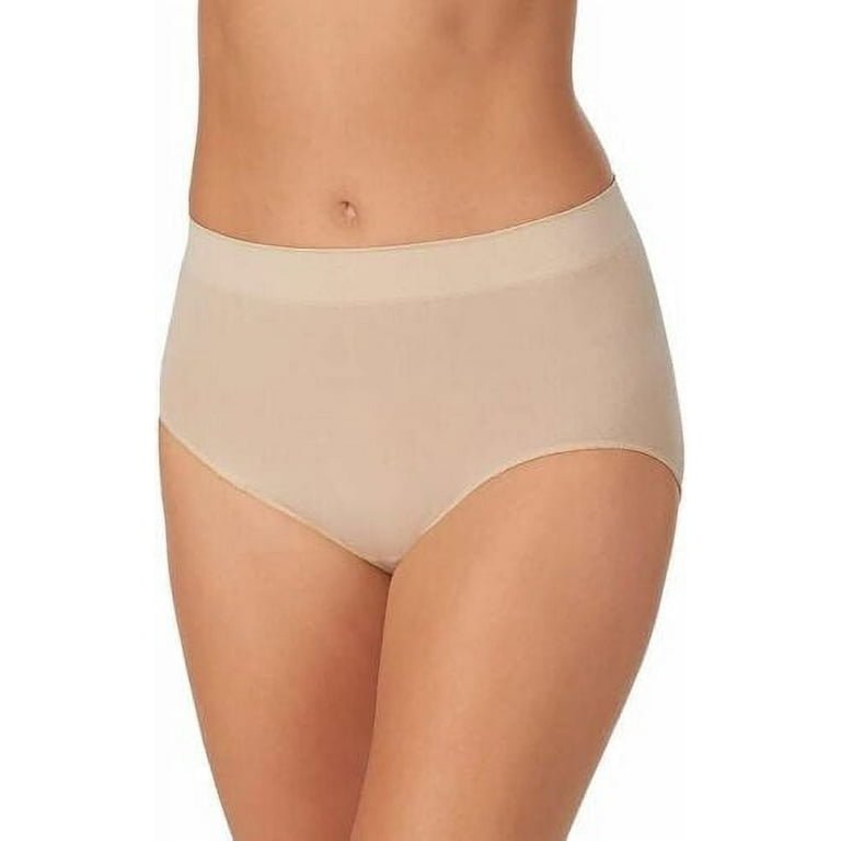 Carole Hochman Women's Underwear Silky Soft Seamless Full Coverage Modern  Brief Panties 5 Pack Multipack Regular & Plus Sizes - Small 