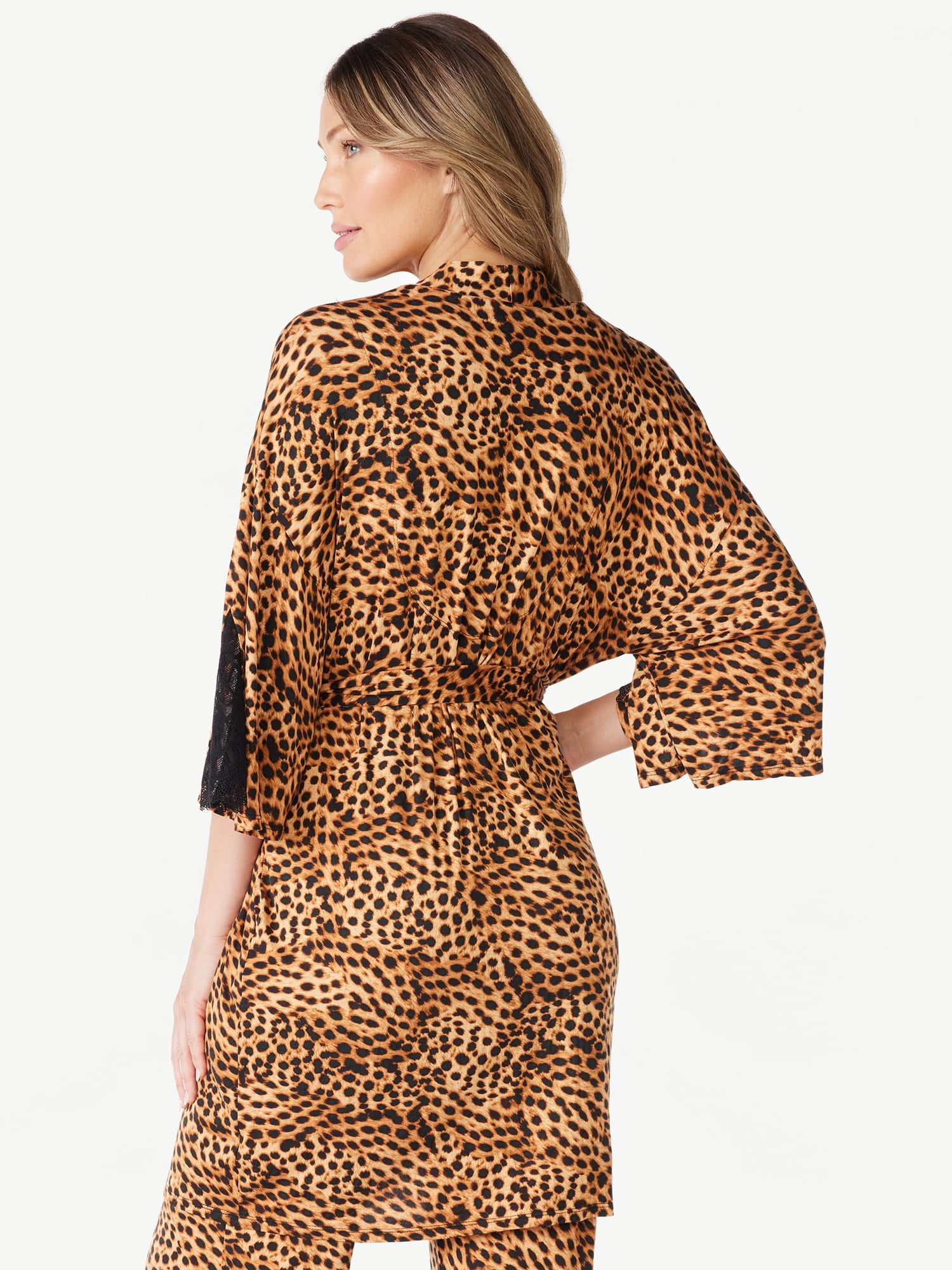 Sofia Vergara Women’s Lace Robe with pockets, Women’s